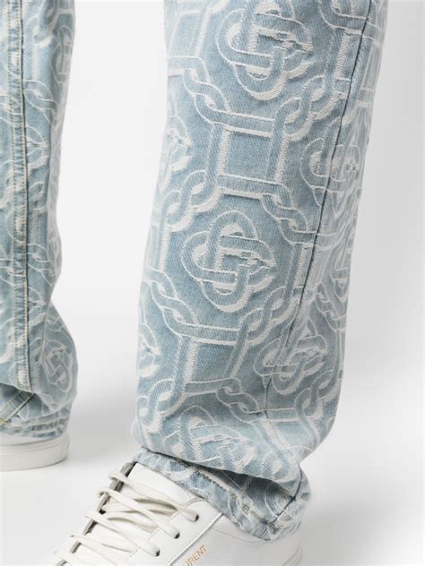 Monogram Jacquard Jeans 